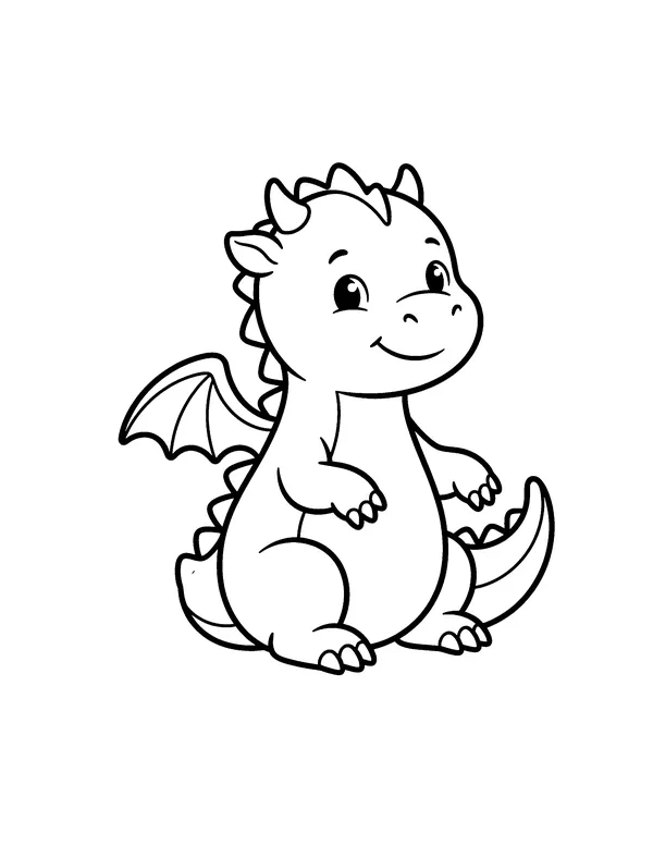 Dragon coloring pages