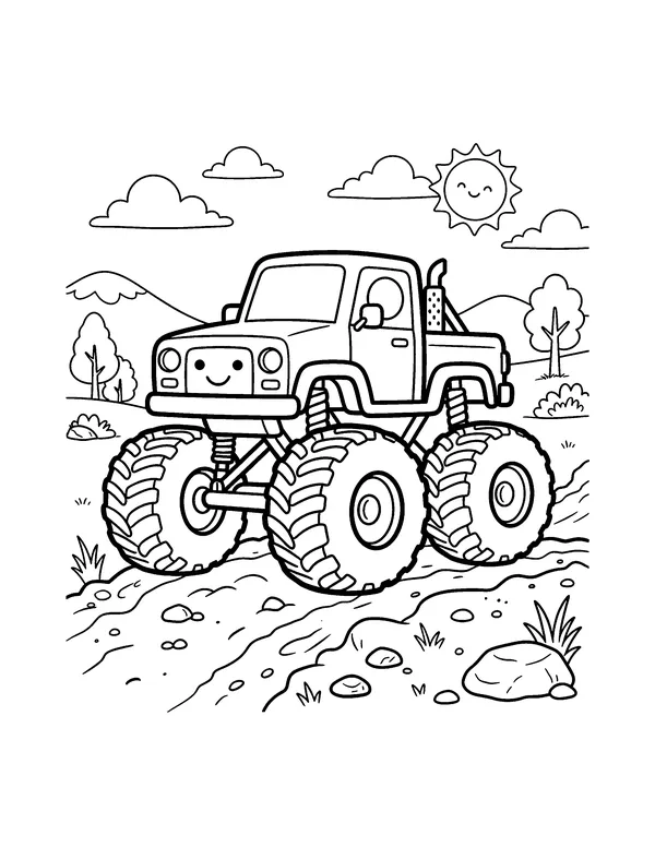 Monster Truck coloring pages