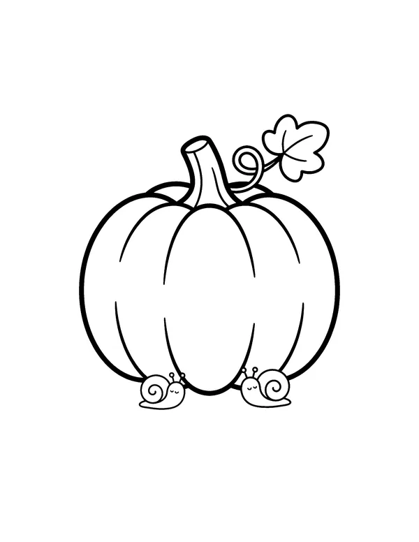 Pumpkin coloring pages