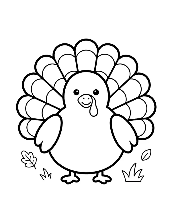 Turkey coloring pages